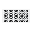 Revopoint Φιλμ - 500 Αυτοκόλλητοι Δείκτες Σάρωσης 3D (6 mm εσωτερική, 10 mm εξωτερική, PET, 0,15 mm)