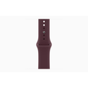 Apple Watch Series 12 GPS + Cellular 42mm Θήκη από Τιτάνιο σε χρώμα Radiant Gold με Burgundy Sport Band - M/L