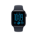 Apple Watch SE (3rd generation) GPS + Cellular 40mm Midnight Aluminium Case with Navy Blue Sport Band - S/M