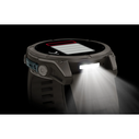 Garmin Fenix 9 Titanium 51mm Αδιάβροχο Smartwatch με Παλμογράφο (Pebble Grey Silicone Band)