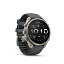 Garmin Fenix 9 Pro 47 mm AMOLED Γραφίτης/Μαύρο Τιτάνιο με QuickFit® Σιλικόνης Λουράκι