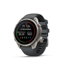 Garmin Fenix 9 Pro 47 mm AMOLED Γραφίτης/Μαύρο Τιτάνιο με QuickFit® Σιλικόνης Λουράκι
