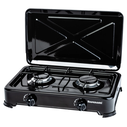 Επιτραπέζια Εστία Ravanson K-02TB hob Black Gas 2 zone(s)