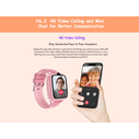 Παιδικό Smartwatch Blackview 4g, Wifi, Gps, Lbs, Sos Function Kidwatch Android 8.1 Pink