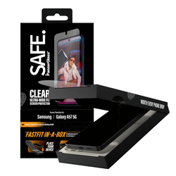 PanzerGlass SAFE. Display Protector for Samsung Galaxy A57 5G - Ultra-Wide Fit with FASTFIT IN-A-BOX