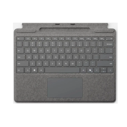 Microsoft Surface Pro Πληκτρολόγιο με Θήκη Στυλό - Πλατίν Γερμανική (Layout: QWERTZ)