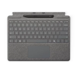 Microsoft Surface Pro Πληκτρολόγιο με Slim Pen, πλατίνα Γερμανικό (Layout: QWERTZ)