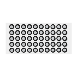 Revopoint Φιλμ - 500 Αυτοκόλλητοι Δείκτες Σάρωσης 3D (6 mm εσωτερική, 10 mm εξωτερική, PET, 0,15 mm)