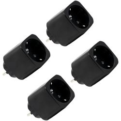 Shelly Plug M Gen3 Black Smart Plug BT Wi‑Fi 4-Pack (SHELLY)