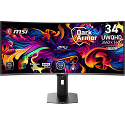MSI MPG 341CQRDE QD-OLED X36 34 ιντσών UWQHD Καμπυλωτή Gaming Οθόνη 21:9 360Hz