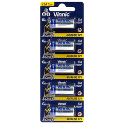 Vinnic A23 Alkaline Batteries 12V (5 pcs) DM-8882
