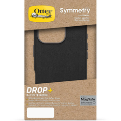 Θήκη OtterBox Symmetry Cactus Leather για Apple iPhone 16 Pro - Noir Ash (Μαύρο)