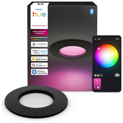 Philips Hue Slim Downlight LED εντοιχισμένο φωτιστικό, μαύρο