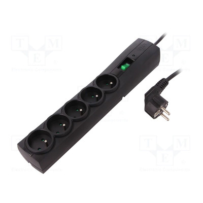 Product Πολύπριζο Με Διακόπτη Ever CLASSIC 3m 5 AC outlet(s) 250 V Black base image