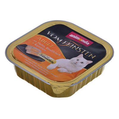 Product Υγρή Τροφή Γάτας Animonda Vom Feinsten Classic chicken, beef + carrot 100g base image