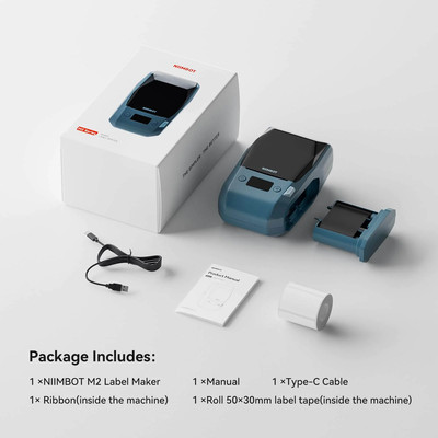 Product Ετικετογράφος Niimbot M2-H 2-INCH LAKE Blue base image