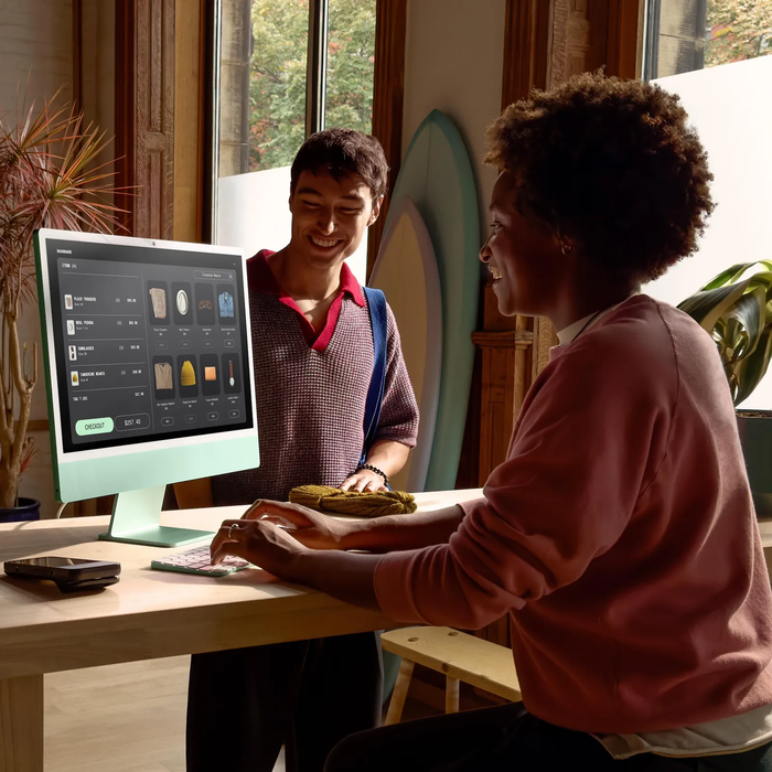 Apple iMac 24" Retina 4,5K (2024) M4, 16GB RAM, 256GB SSD, 8πυρήνης GPU, Ασημί, Ethernet, Πληκτρολόγιο με αριθμητικό τμήμα, BTO