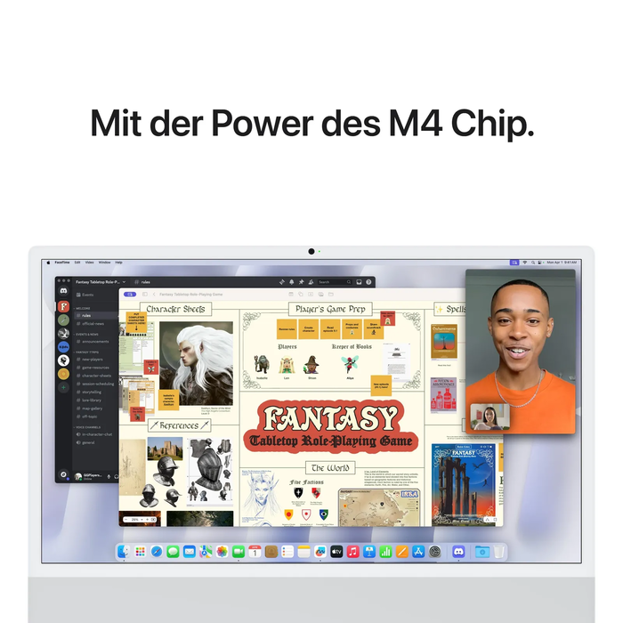 Apple iMac 24" Retina 4,5K (2024) M4, 16GB RAM, 256GB SSD, 8πυρήνης GPU, Ασημί, Ethernet, Πληκτρολόγιο με αριθμητικό τμήμα, BTO