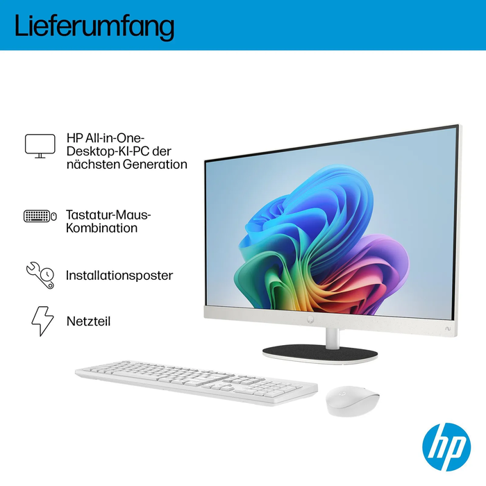 HP 24-ct2450ng Όλα-σε-ένα 23,8" FHD Ryzen AI 5 340 16GB/1TB SSD Windows 11 (Λευκό)