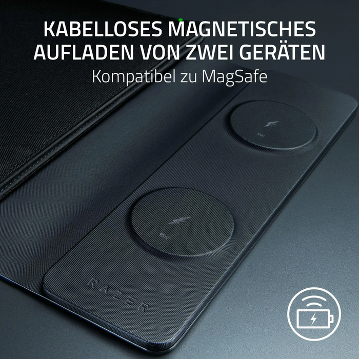 Θήκη φορητού υπολογιστή Razer 16 ιντσών με συμβατότητα MagSafe, διπλή λειτουργία φόρτισης 15W και επένδυση προστασίας