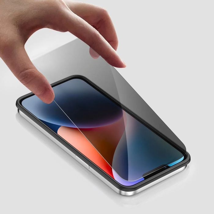 4smarts Second Glass Privacy με πλαίσιο εγκατάστασης για iPhone 17e/16e