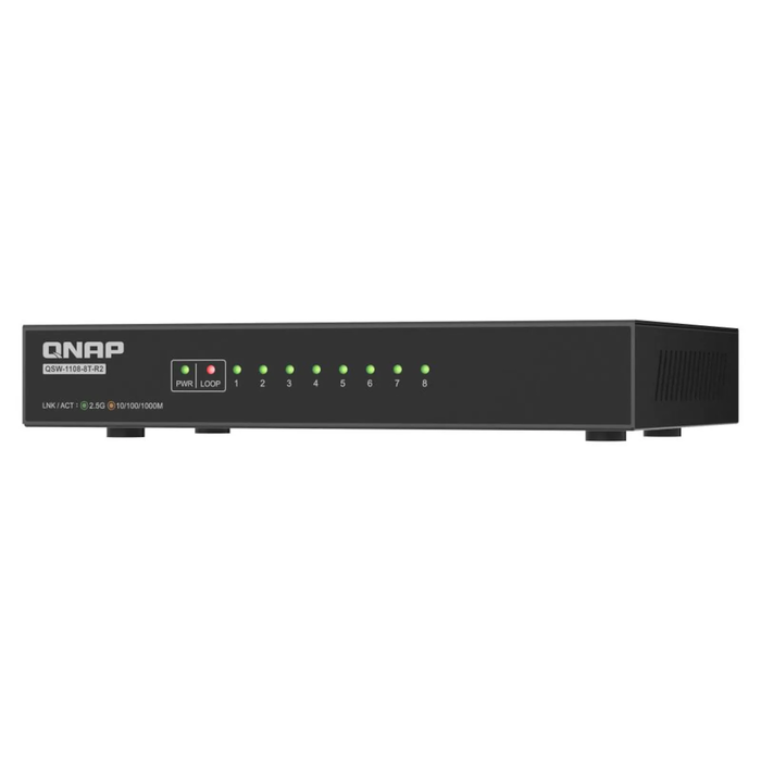 QNAP QSW-1108-8T-R2 8-Port 2.5Gbps RJ45 Unmanaged Switch
