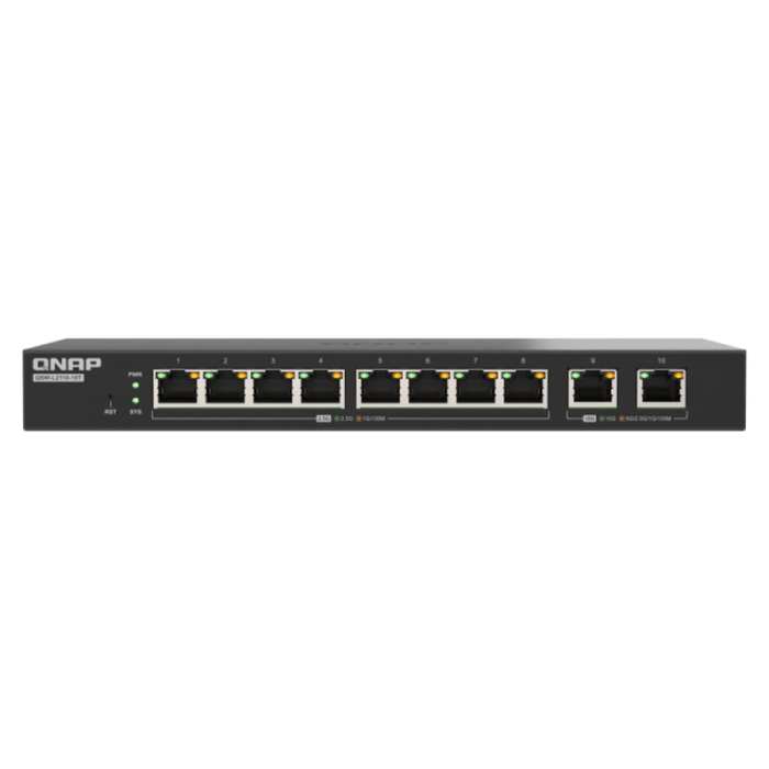 QNAP QSW-1108-8T-R2 8-Port 2.5Gbps RJ45 Unmanaged Switch