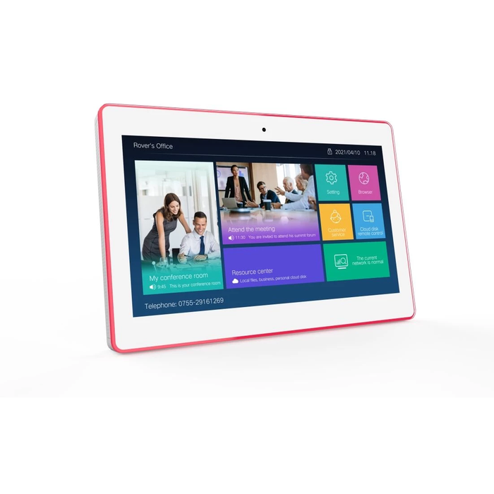 Tablet Allnet MeetinGraym RGB LED 15 " RK3399 White Android 10 and NFC/RFID