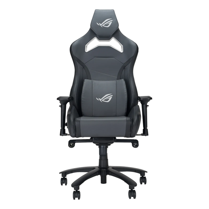 ASUS ROG Chariot X Core Καρέκλα Gaming - Δερματίνη (PU), 4D ρυθμιζόμενα μπράτσα, RGB φωτισμός, Γκρι
