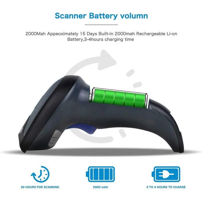 Barcode Scanner Netum 3IN1 2D BT/2.4G/WIRED SUPPORT IOS/ANDROID
