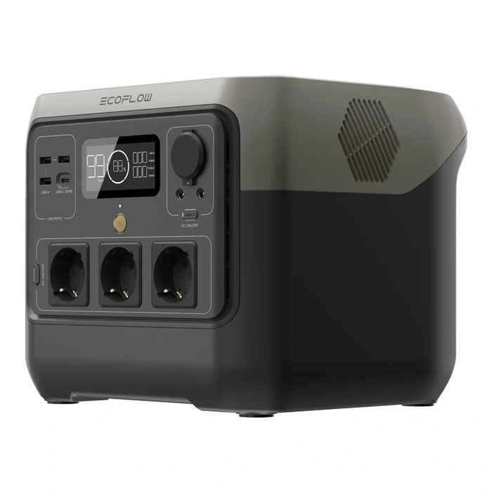Bundle: Power station EcoFlow River 3 + portable solar panel 160W