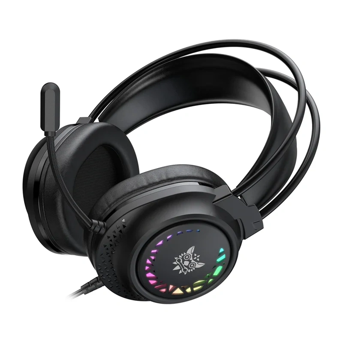 Onikuma X92 Over Ear Gaming Headset με σύνδεση 3.5mm / USB, Μαύρο