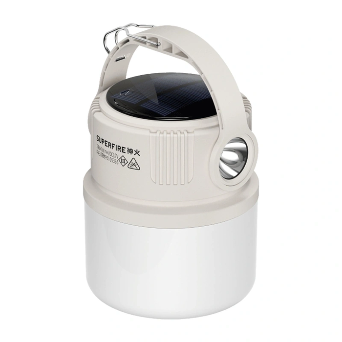 Superfire Λάμπα Μπαταρίας για Camping με Φακό 90 lm (Μοντέλο T22)