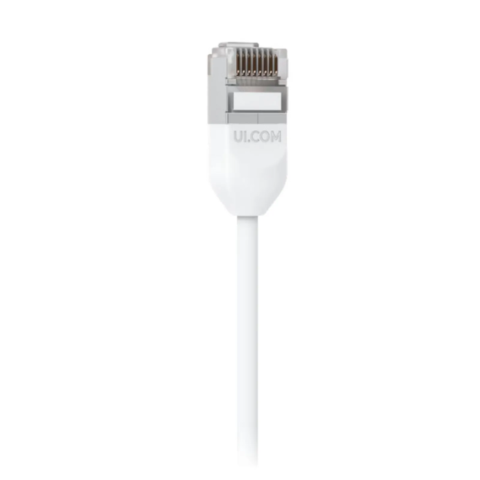 Ubiquiti UniFi Εξωτερικό Patch καλώδιο Cat6A 2 m Λευκό – Θωρακισμένο RJ45 Ethernet καλώδιο με 10 Gbit/s, PoE++ και ανθεκτικό στις καιρικές συνθήκες TPE περίβλημα (UACC-Cable-Patch-Outdoor-C6A-2M-W)