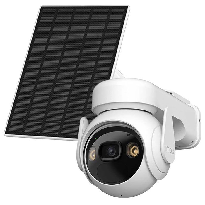 Imou AOV Dual Kit 5MP 4G & WLAN Εξωτερική Κάμερα Παρακολούθησης με Διπλό Φακό, Ηλιακό Πάνελ και Κάρτα SD