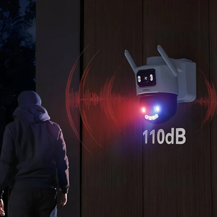 Imou AOV Dual Kit 5MP 4G & WLAN Εξωτερική Κάμερα Παρακολούθησης με Διπλό Φακό, Ηλιακό Πάνελ και Κάρτα SD