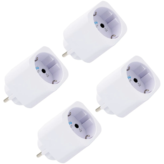 Shelly Plug M Gen3 Λευκό Έξυπνο Βύσμα (Σετ 4 τεμαχίων)