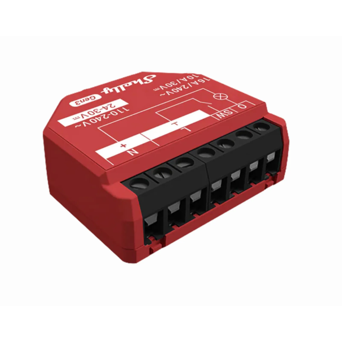 Shelly Plug M Gen3 Λευκό Έξυπνο Βύσμα (Σετ 4 τεμαχίων)