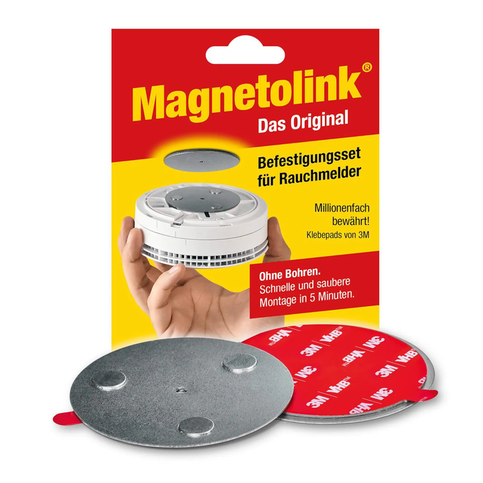 Hekatron Ανιχνευτής Καπνού Genius Plus, περιλαμβάνει Klebepad (κολλητικό επίθεμα)