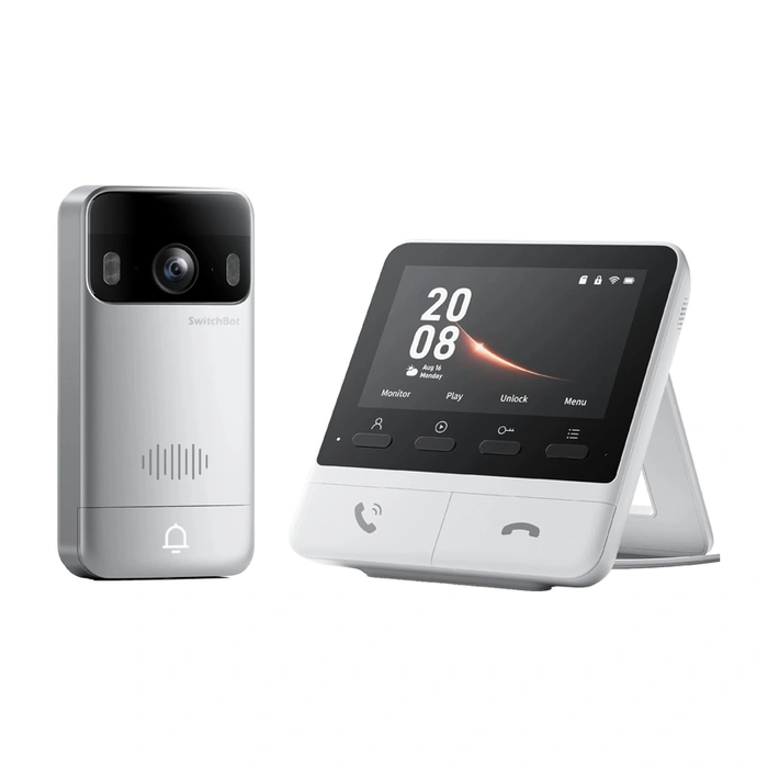 SwitchBot Σετ Θυροτηλεόρασης Wi‑Fi Συμβατό με Alexa W6702001 Λευκό