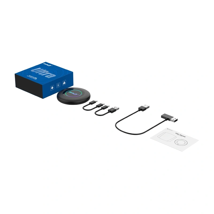 Carlinkit Αντάπτορας CarPlay Αυτοκινήτου TBOX ULTRA 2 8GB+128GB