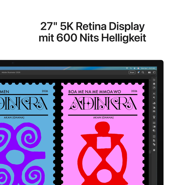 Apple Studio Display (2026) 27'' Retina 5K Standard Glass VESA - (χωρίς βάση)