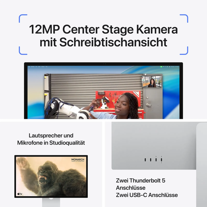 Apple Studio Display 27" Nanotexturglas VESA-Adapter (χωρίς βάση)