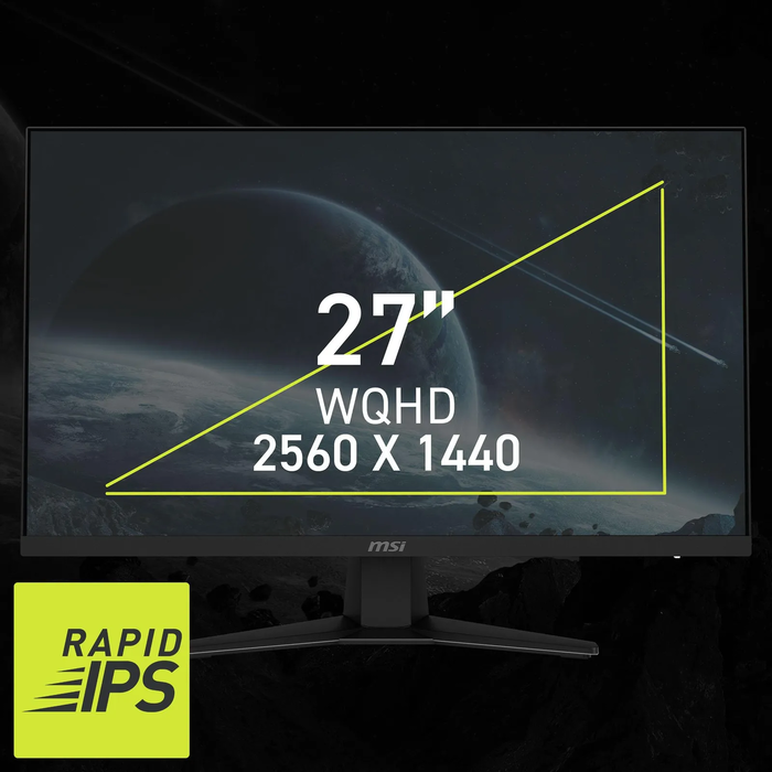 MSI MAG 274QFDE E20 27 ιντσών WQHD Rapid IPS 200Hz Gaming Οθόνη