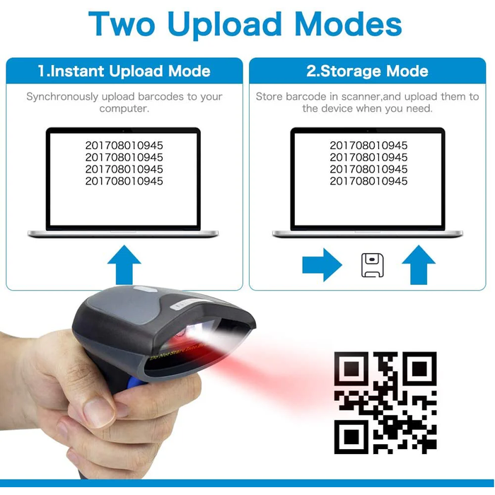 Barcode Scanner Netum 3IN1 2D BT/2.4G/WIRED SUPPORT IOS/ANDROID