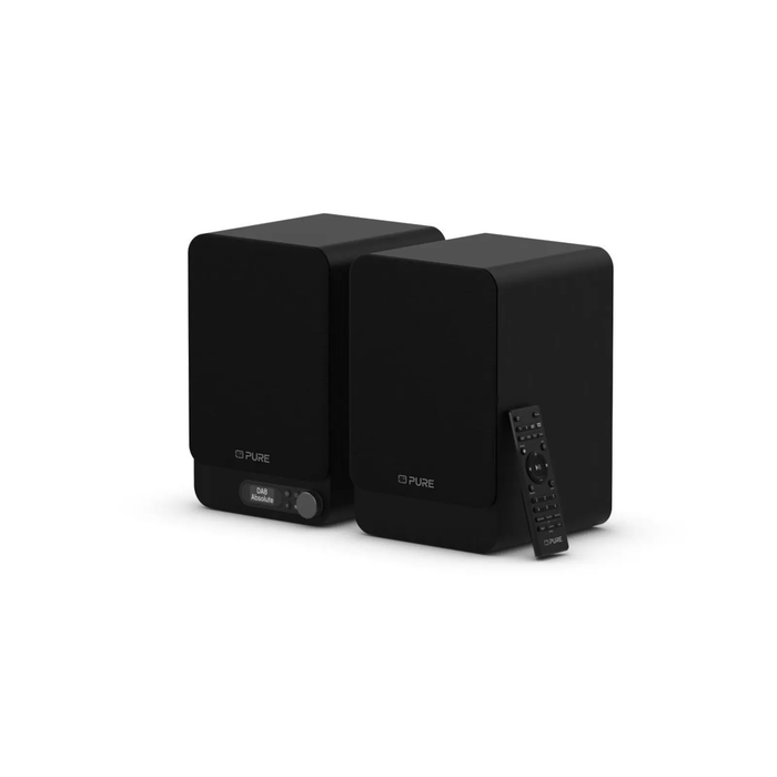 PURE Classic Active Στερεο Ηχοσύστημα DAB+/FM Bluetooth USB‑C HDMI Optical Μαύρο