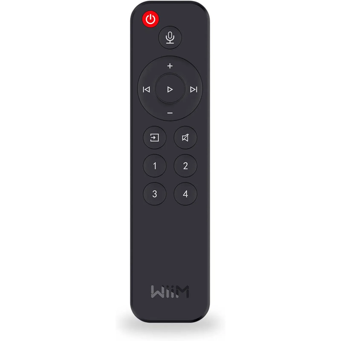 WiiM Voice Remote Control - Black (Model LPWIR, SKU 7H18-006)