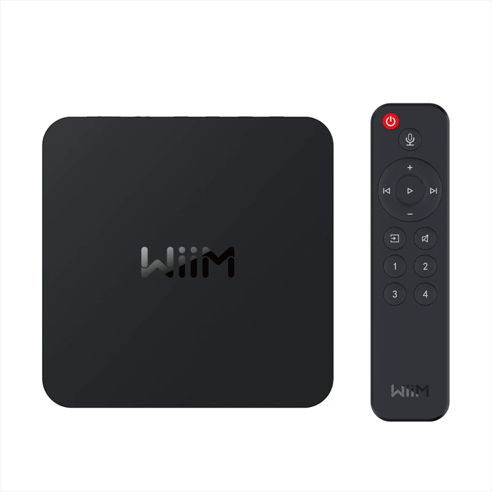 WiiM Voice Remote Control - Black (Model LPWIR, SKU 7H18-006)