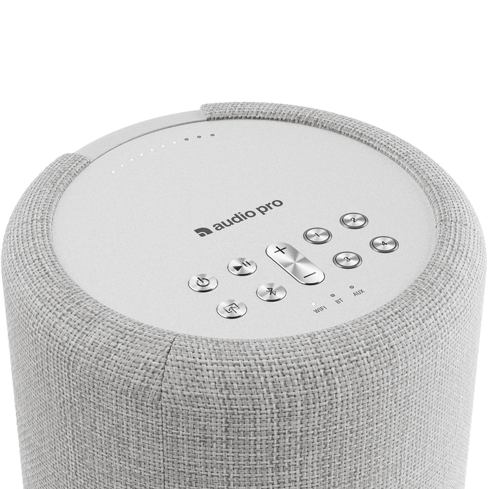 Audio Pro A10 MkII W Smarter Multiroom Speaker - Light Grey