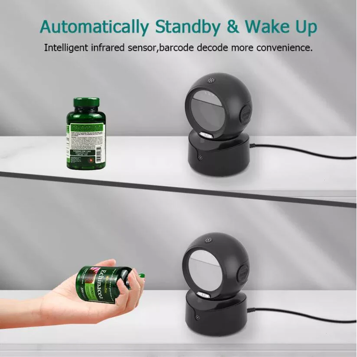 Barcode Scanner Netum OMNIDIRECTIONAL HANDS-FREE DESKTOP